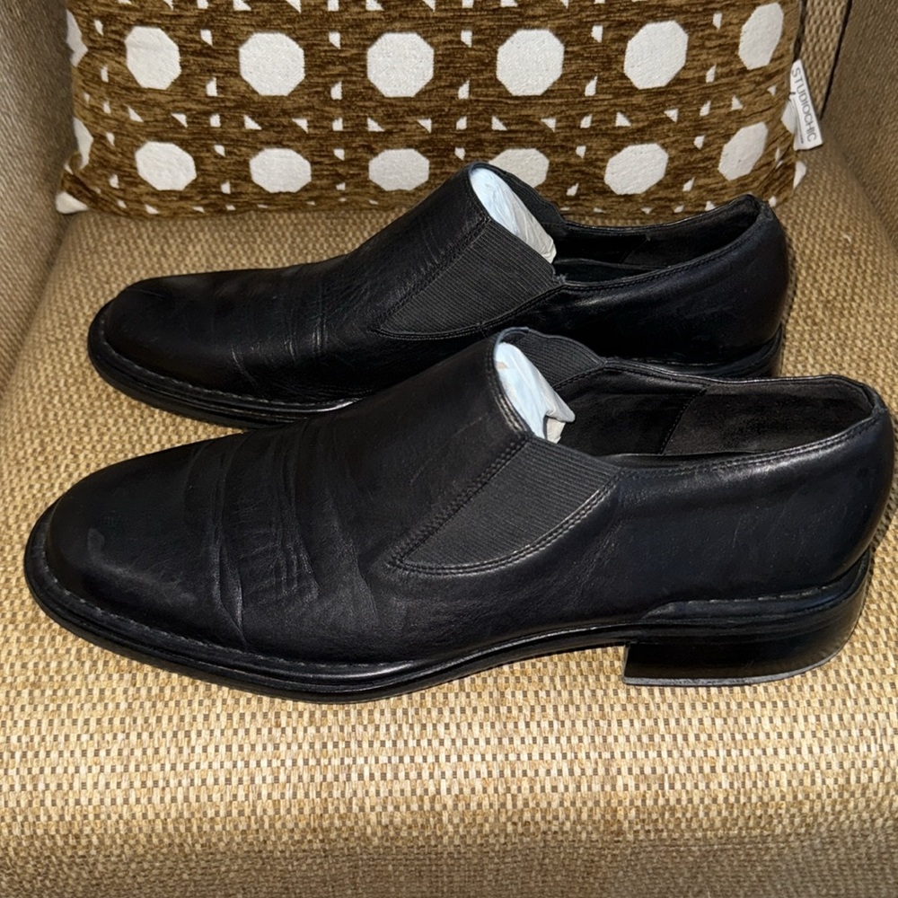 Cole Haan Men’s Sz 11.5 Black Leather Loafers - Picture 2 of 4